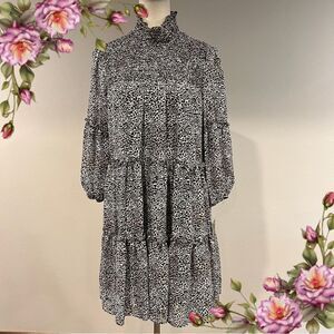 Just...Taylor turtle neck Long Sleeve loose fit Dress size small